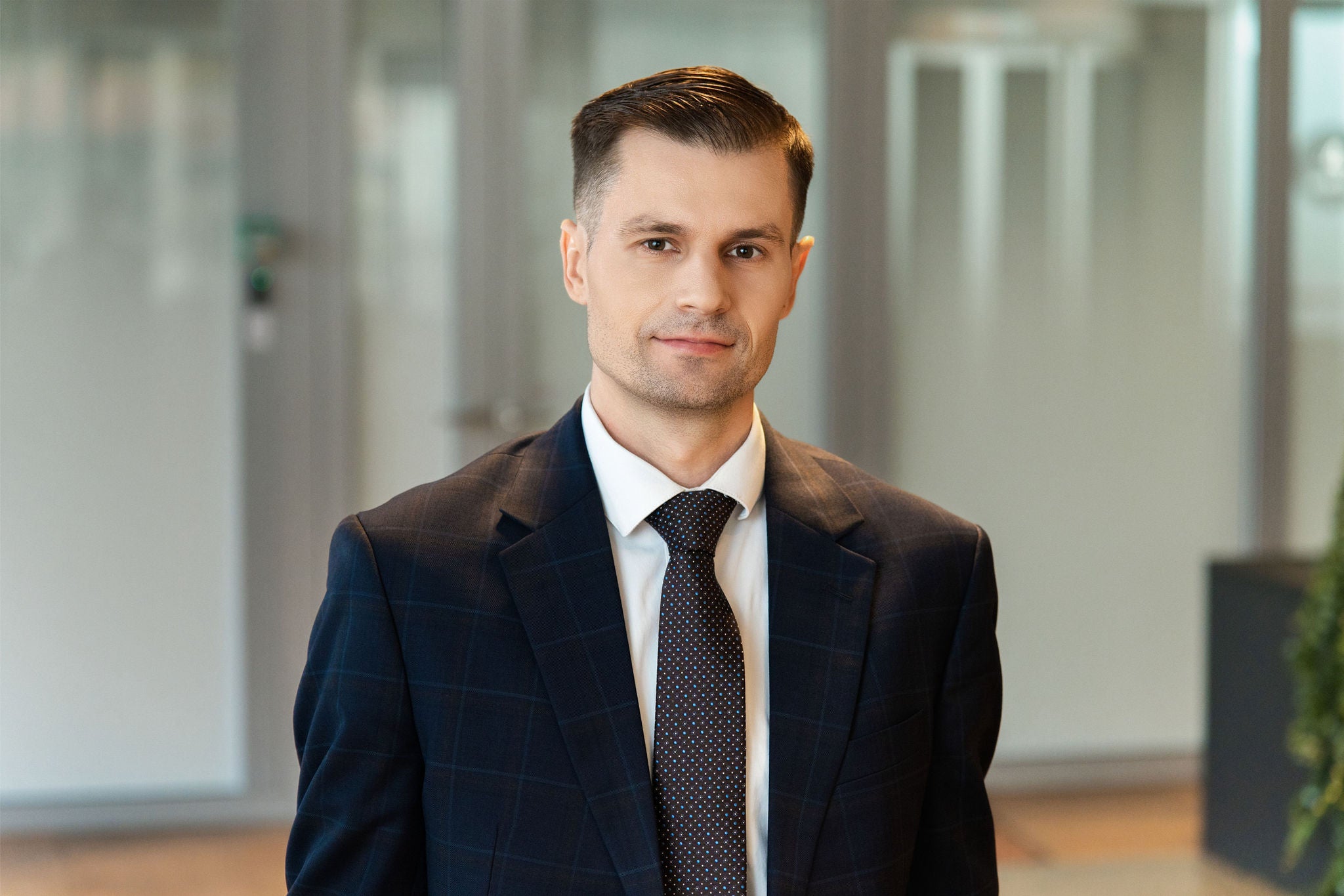 Photographic portrait of Arnas Skominas